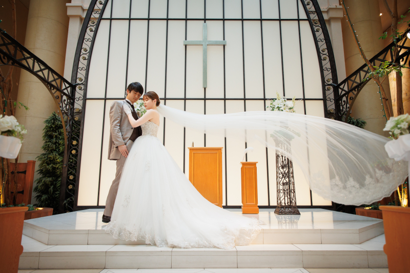 ベール、ひらり