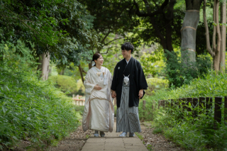 和装と洋装の美しさを引き立てる贅沢プラン♫スタジオ撮影と4ロケで叶える特別な一日