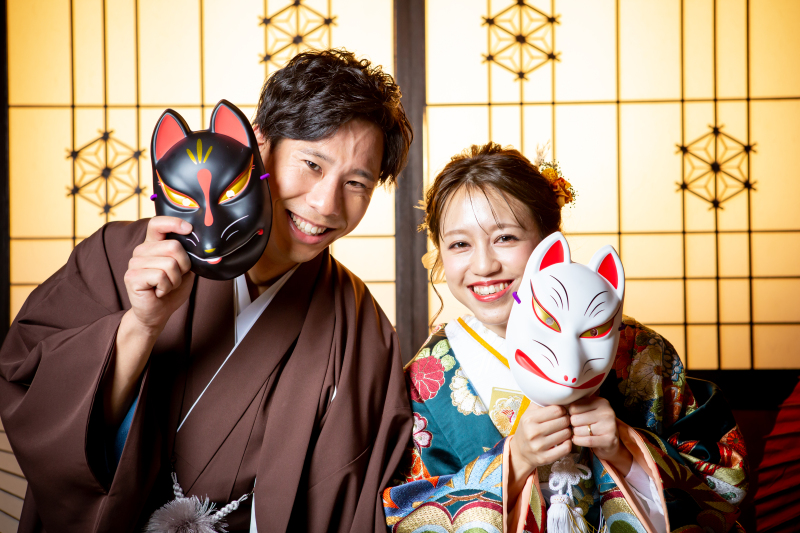 縁起物を用いて