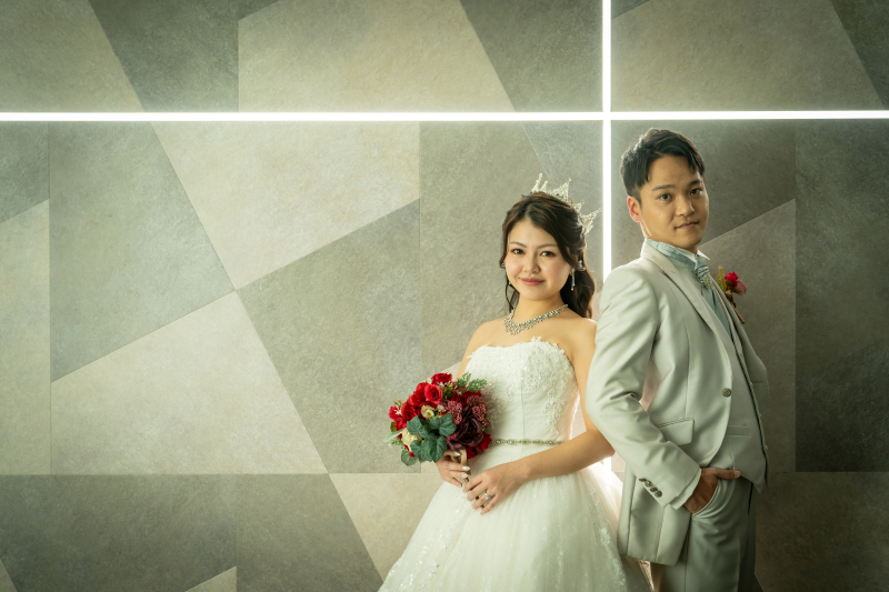 最初はスタジオ撮影