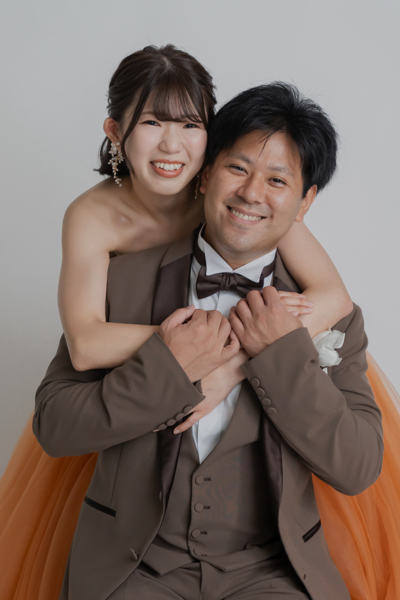 最後は二人で仲良く笑顔で
