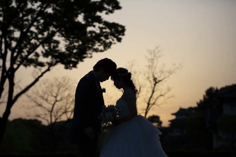 4月撮影予定や撮影検討中の新郎新婦様へ♪日没直後が美しいマジックアワータイム