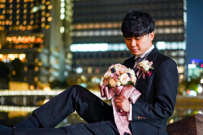 ご新郎様ソロショット