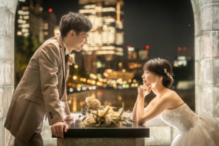 90日前予約で特典付き♪東京駅2ロケ＋スタジオの贅沢フォトウェディング