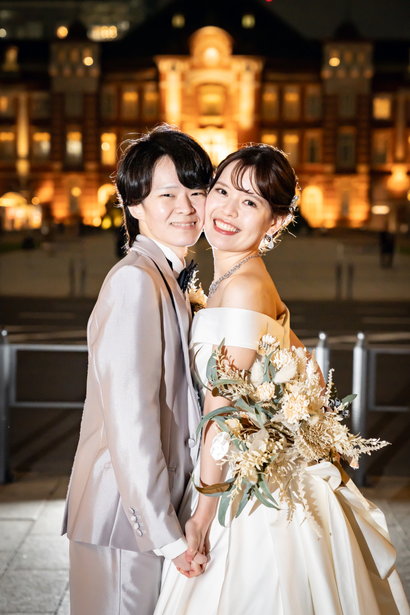 ほっぺをムギュッと♪