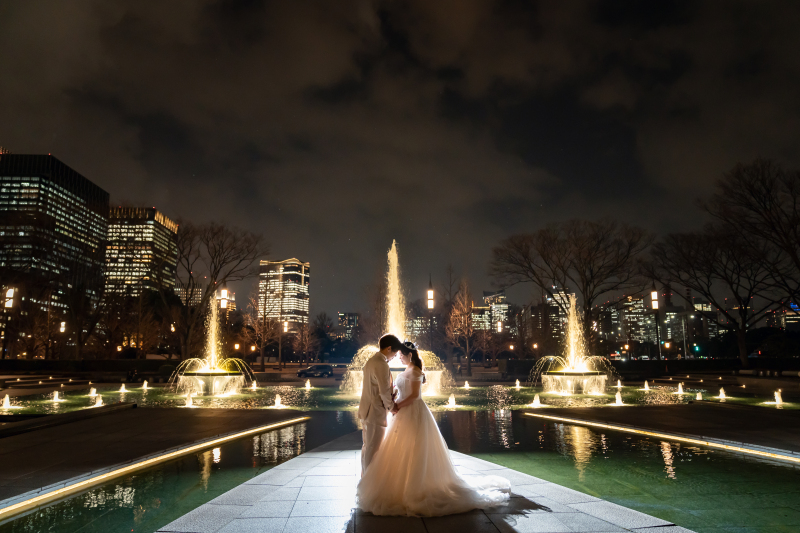 夜の撮影は東京駅だけじゃない!ロケーションスポット紹介【和装&洋装】