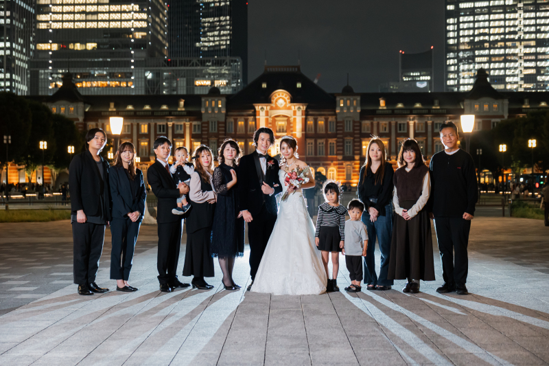 大切な人たちに囲まれて立つ安心感