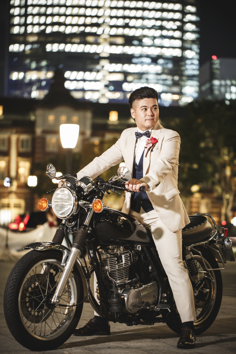 ご新郎様ソロショット