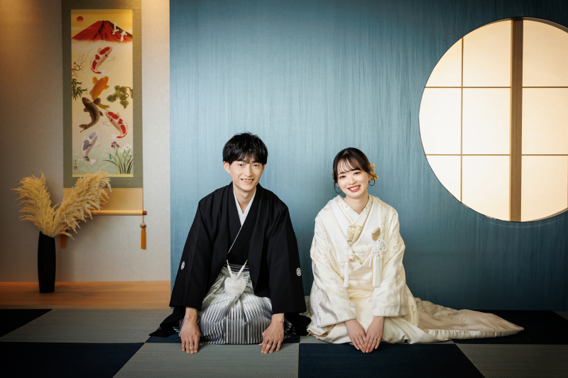 外せない正座ショット