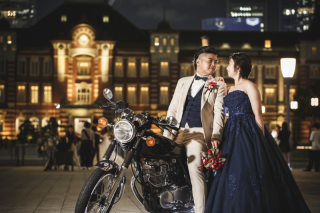 愛車と一緒に！和装スタジオ・東京駅ロケーション