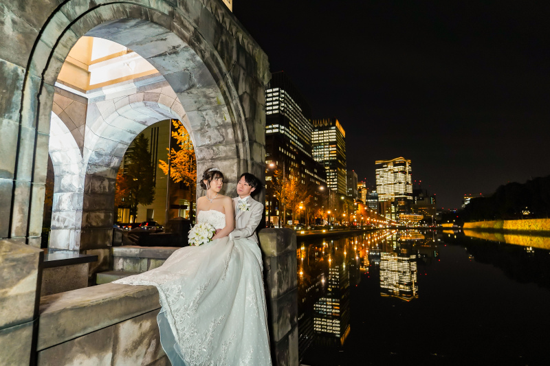 ドレスの映りもこだわりました