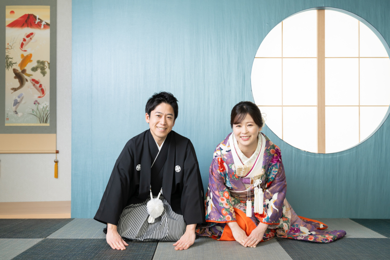 いろんな背景で撮影できる!和装modernスタジオ撮影