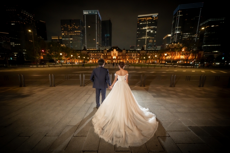 夜の街をふたりじめ♪