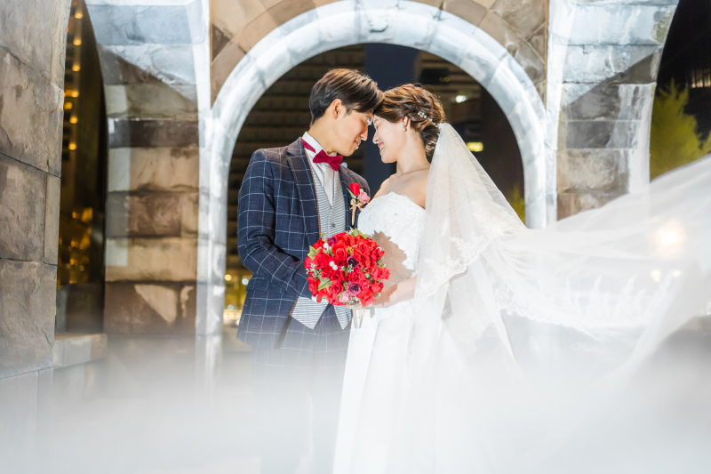 ロングベールを使って