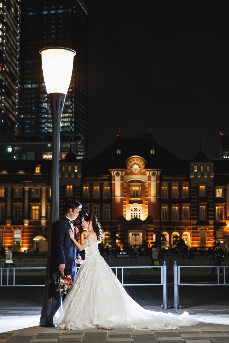 ロケーションはウェディングドレスで♪