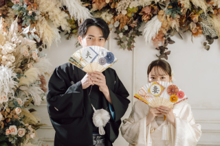 和装スタジオ＆洋装3ロケーションの贅沢なウェディングフォト❤