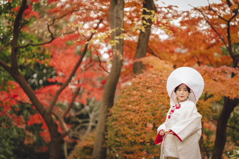 新婦ソロショット