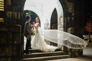 和田倉門と東京駅舎の2ロケーション