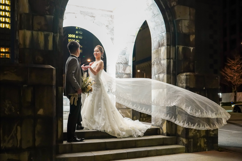 和田倉門と東京駅舎の2ロケーション