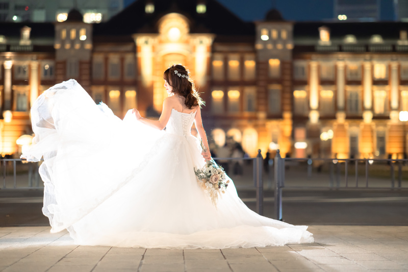 ふわっふわなドレスを活かして♥