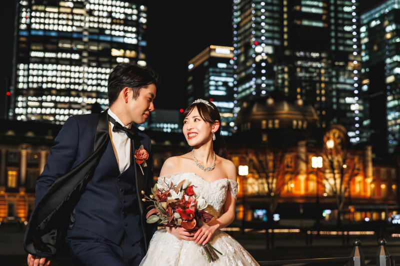 オフショットはニッコリと