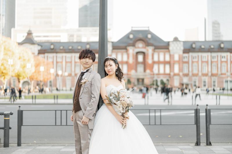 東京駅の前でなんかさらっとカッコいい