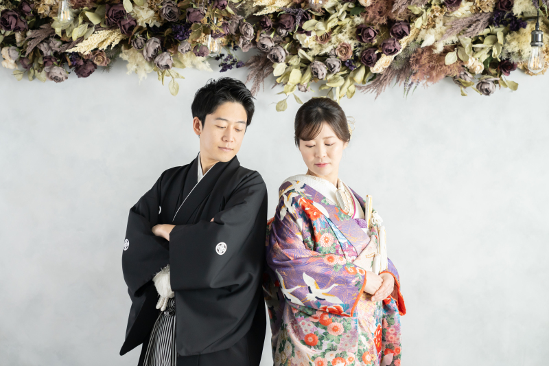 背中合わせでカッコよく