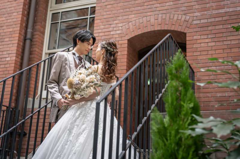 赤いレンガがおしゃれ♪