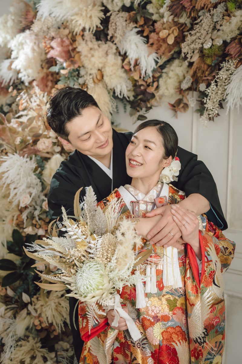 可愛いブーケも