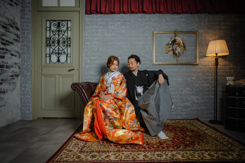 造形背景のスタジオ撮影