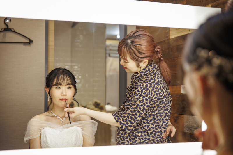 洋装撮影の準備