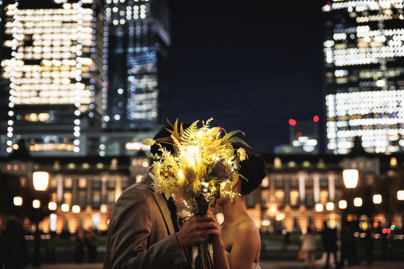 キラキラのブーケ