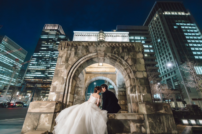 和田倉門でバックからのショット