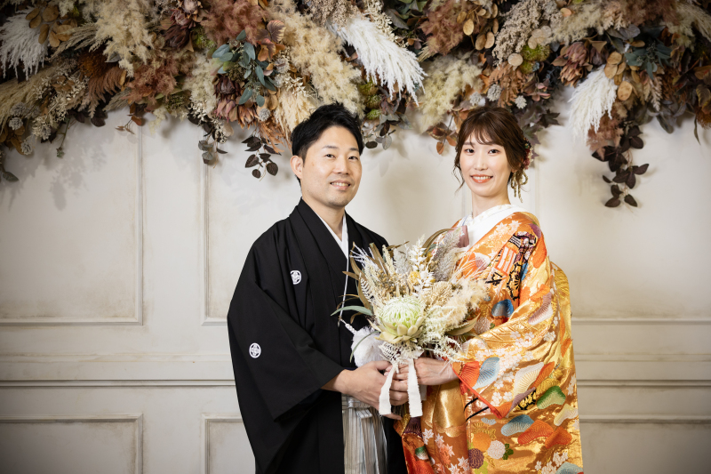 和装にもピッタリ♪かわいいブーケ♡