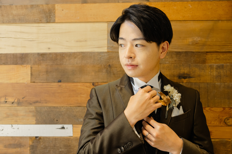 ご新郎様 お支度アップ