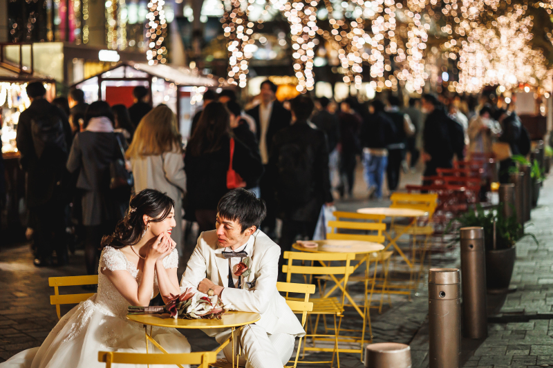 丸の内仲通りにて