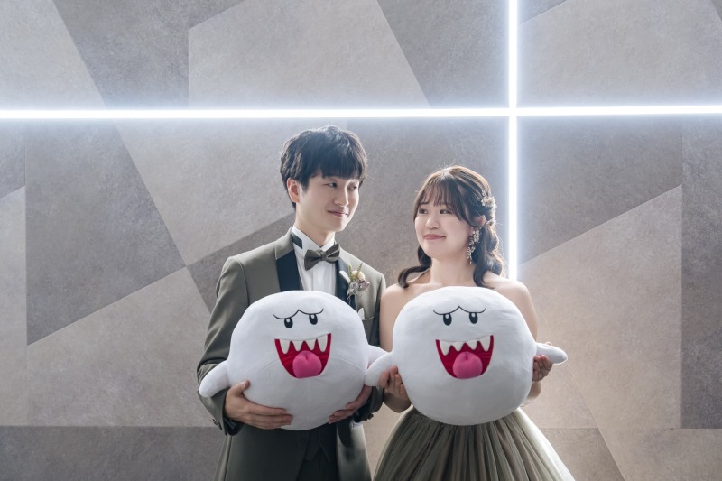 ぬいぐるみと一緒に