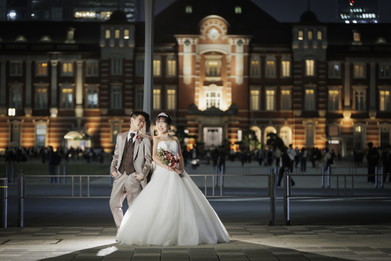 見つめ合うおふたり