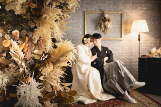 新郎ヘアメイク＆人物補正でワンランク上の仕上がり。和装＆洋装前撮りプラン