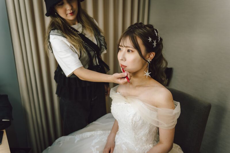 メイク準備中!!