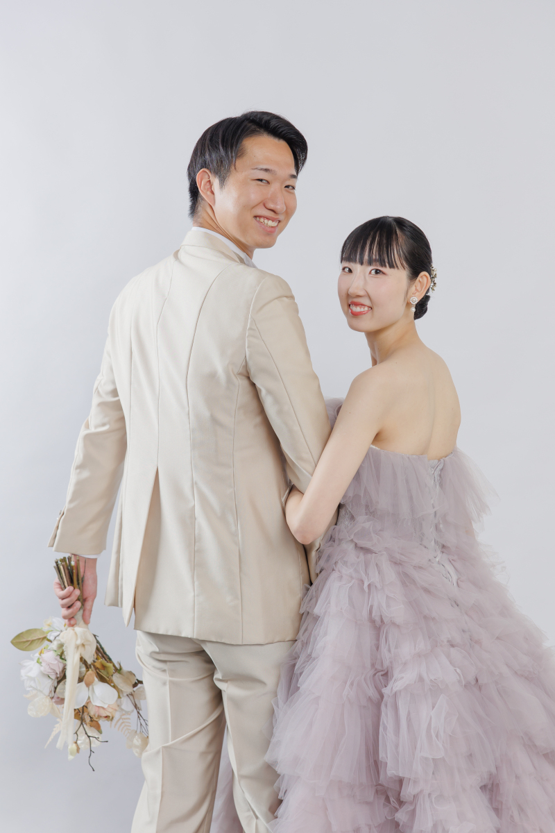 ふたりでくるり振り返り