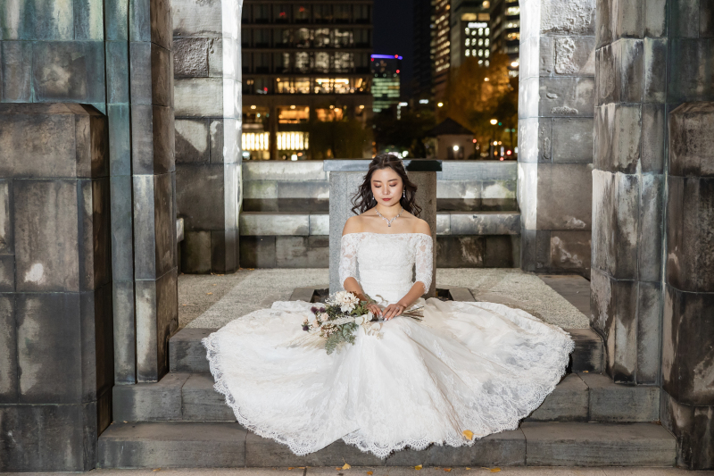 お座りショット