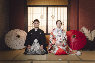 日本の伝統美とモダンな感覚が融合した和装撮影