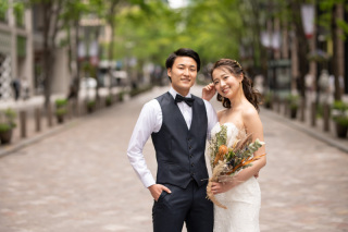 新緑に囲まれて