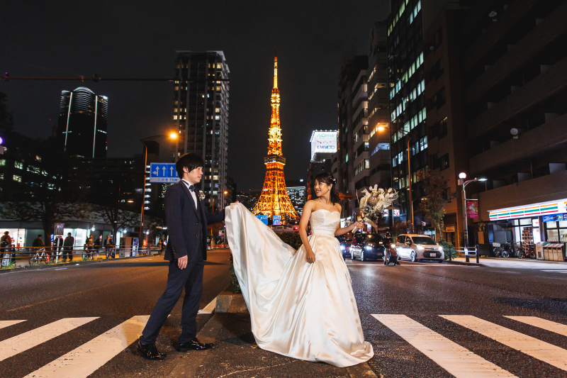 場所を移動しいよいよ東京タワーへ(#^^#)