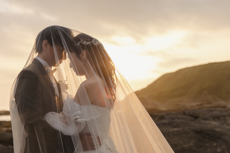 新婦ヘアメイク付き！城ヶ島ロケとスタジオ撮影で美肌仕上げの特別な一日