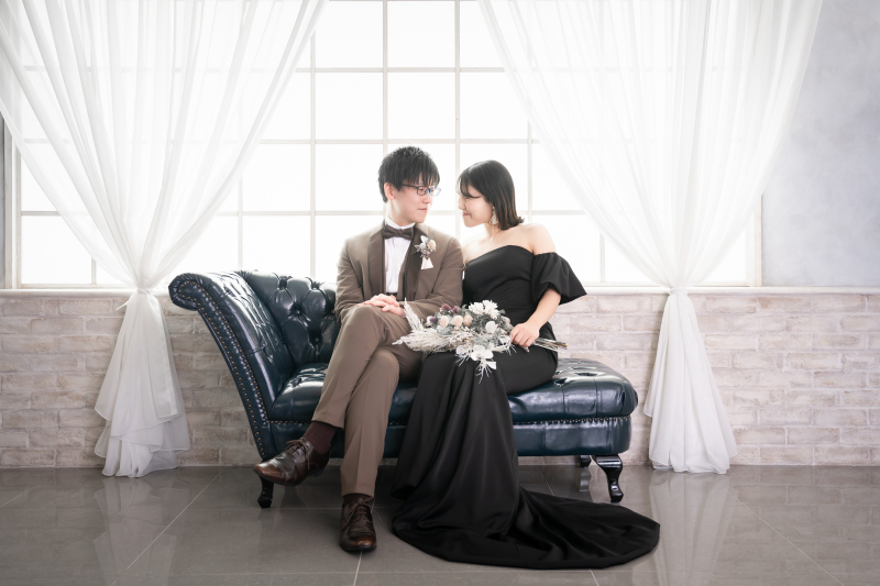 スタジオで撮影開始♡