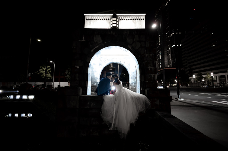 照明を利用してのショット