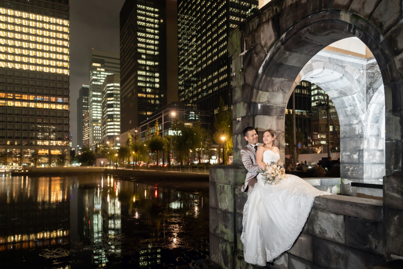 水面ショットは幻想的に…