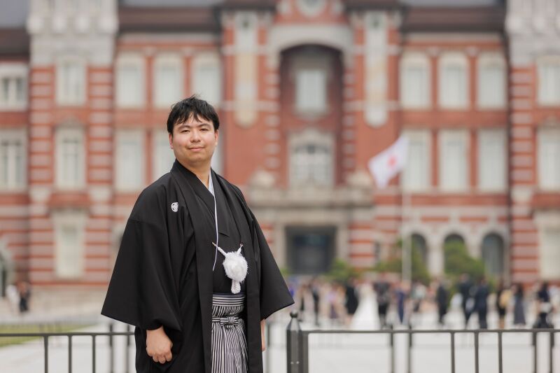 新郎様の和装ソロ